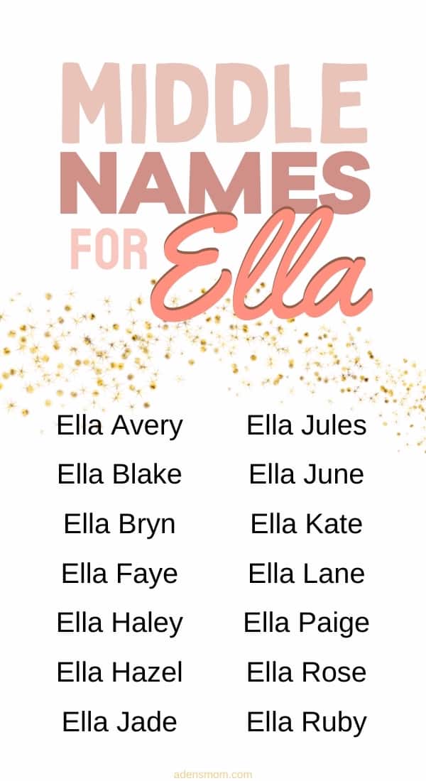 best middle name for elle