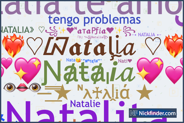 best nickname for natalia
