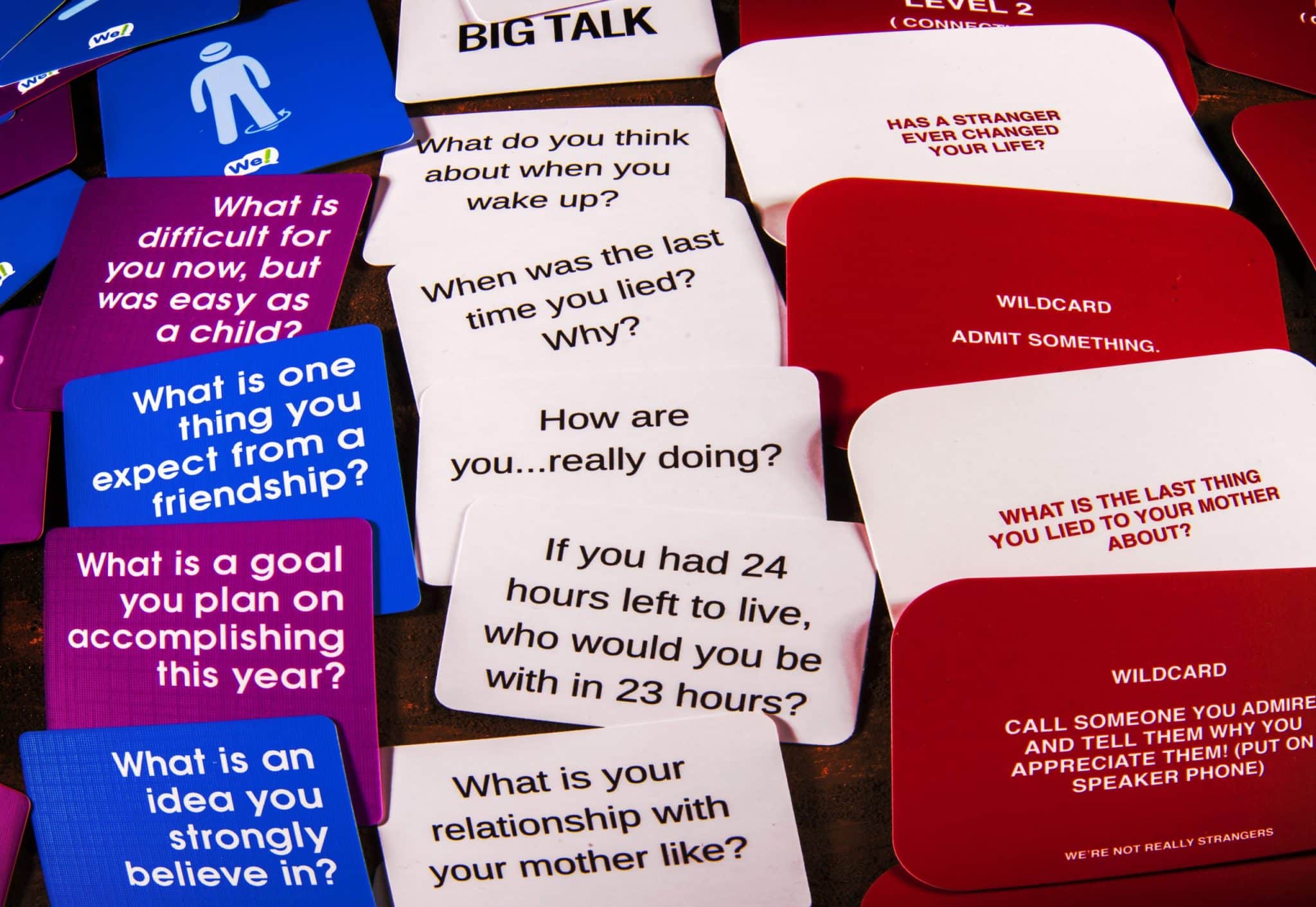 Best card games with deep questions