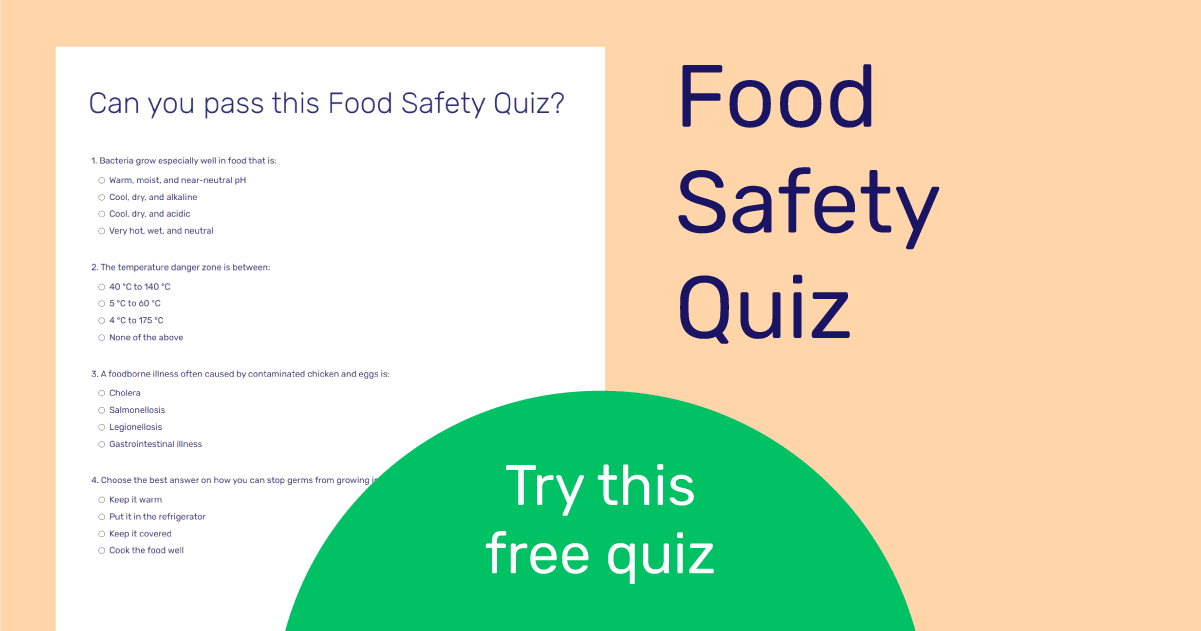 Best food safety questions and answers