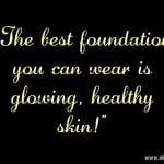 best glowing skin quotes